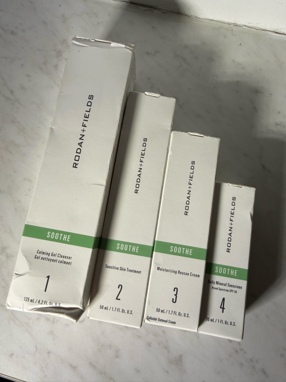 🍃Rodan + Fields SOOTHE Regimen Set 1-4 Sensitive Skin NEW 🪻